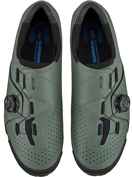 Kerékpáros cipő Shimano MTB SH-XC300, olívazöld, EU 46 / 295 mm ...