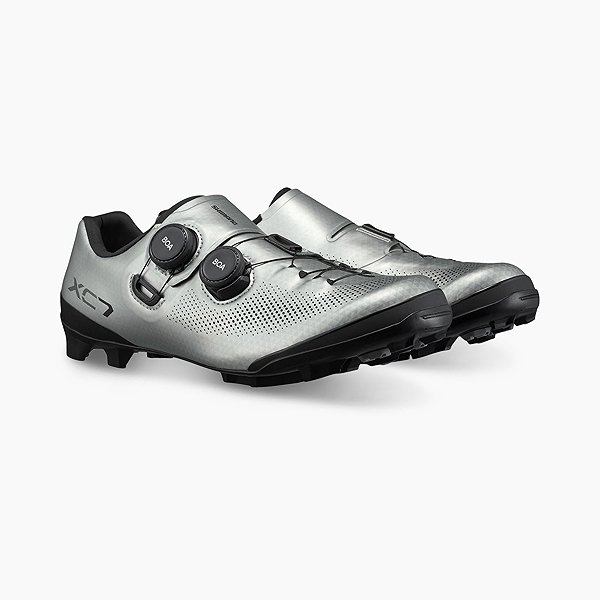Kerékpáros cipő Shimano MTB cipő SH-XC703, férfi, ezüst, 46 ...