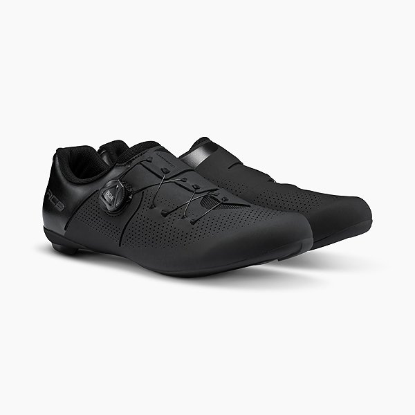 Kerékpáros cipő Shimano országúti cipő SH-RC302, férfi, fekete, 42, széles ...