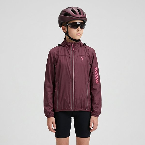 Bike jacket SILVINI Punta CJ2271 plum, 158-164 .