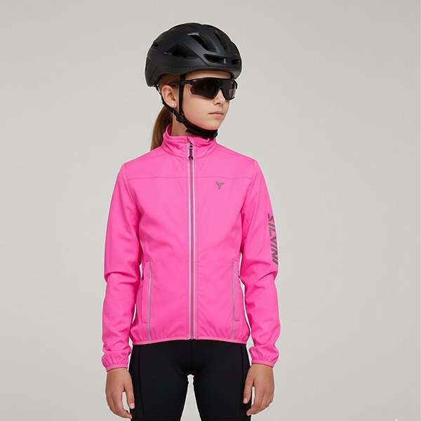 Bike jacket SILVINI Punta CJ2271 pink - plum, 110-116 .