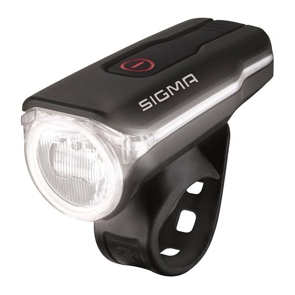 Bike Light Sigma Aura 60 USB + Nugget II. Lateral view