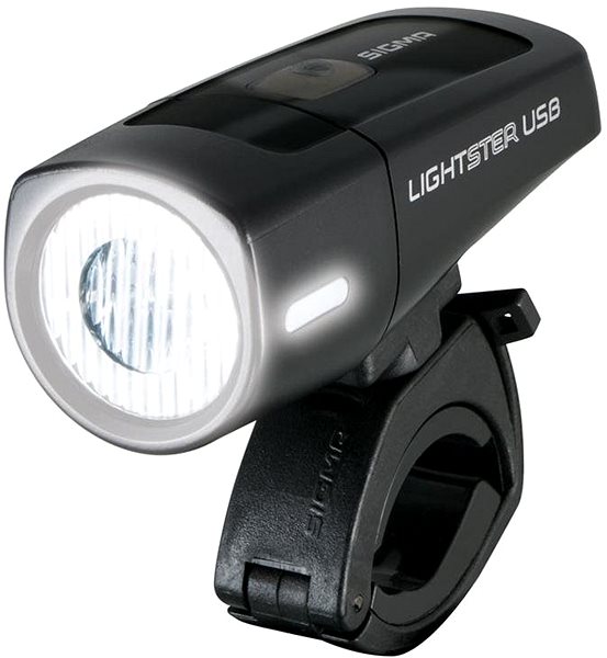 Bike Light Sigma LIGHTSTER USB + Nugget II. Lateral view