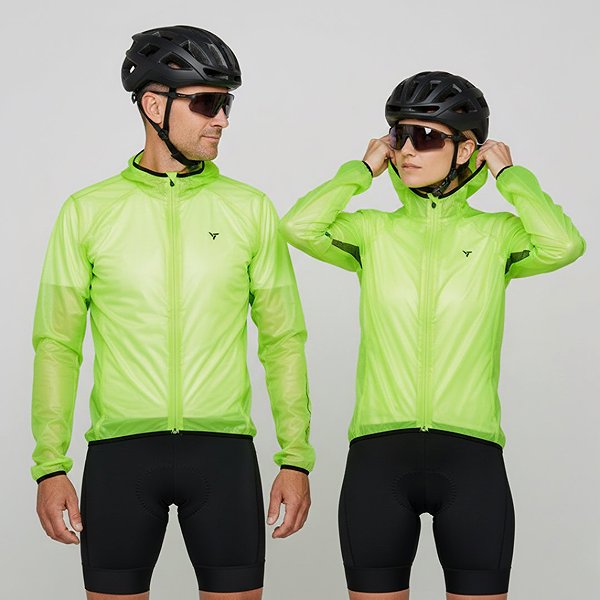 Cycling jacket Silvini unisex waterproof jacket UJ2646 Savio lime XS.