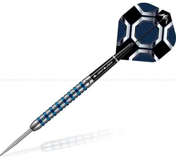 Darts Mission steel Kronos M1 21g, blue, 95% tungsten - Darts