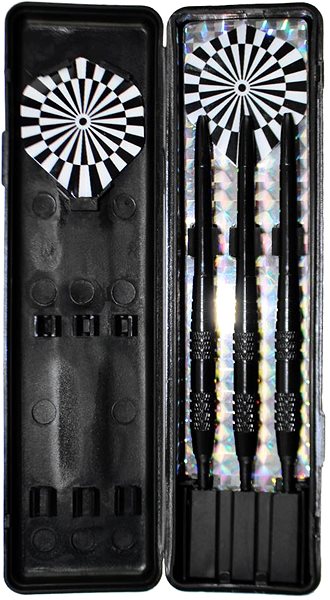 MASTER Wizard Black Brass, softip 16g darts, 3pcs.