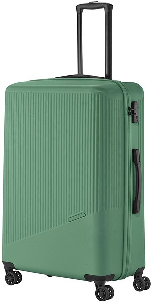 Travelite Bali L Green suitcase.