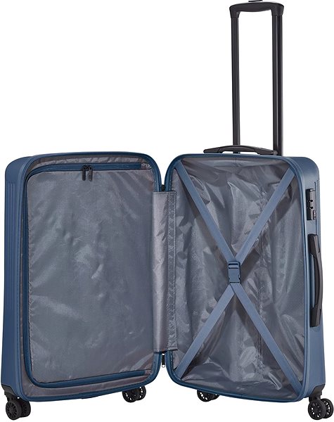 Travelite Bali M Blue suitcase.