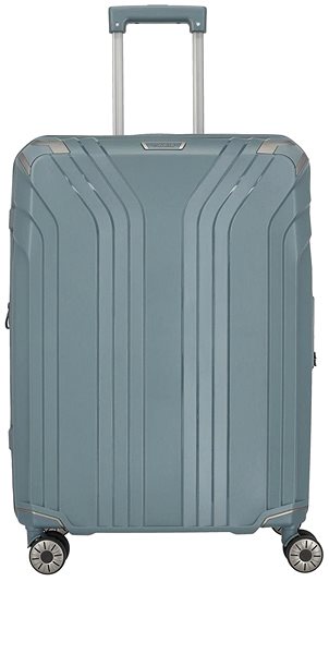 Travelite Elvaa 4w M Blue/grey suitcase .