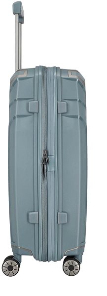 Travelite Elvaa 4w M Blue/grey suitcase .