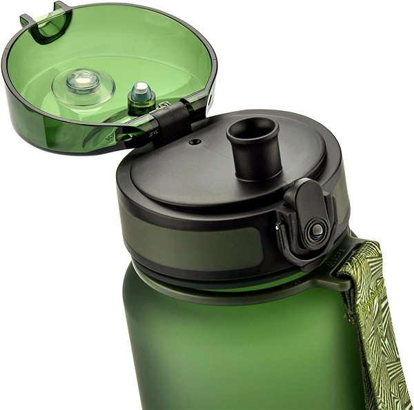 Fľaša na vodu Meteor Tritánová športová fľaša, tmavo zelená 650 ml ...
