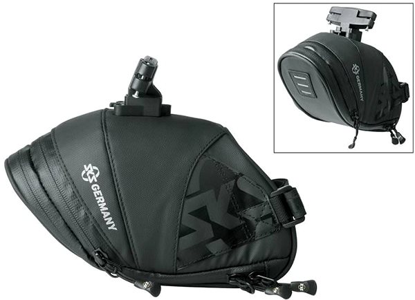 Kerékpáros táska SKS kerékpáros táska EXPLORER CLICK 1800 fekete Oldalnézet