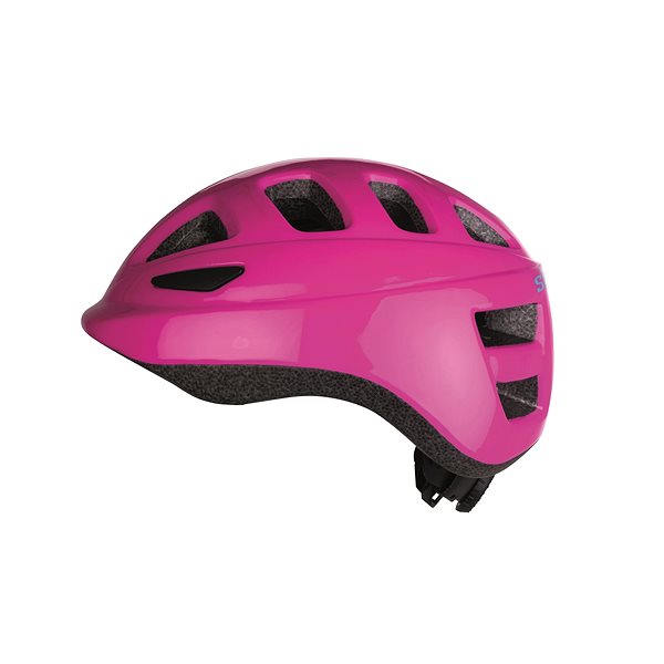 Prilba na bicykel Slokker Lelli Pink 48 – 52 cm Bočný pohľad