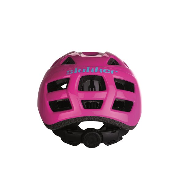 Prilba na bicykel Slokker Lelli Pink 48 – 52 cm Zadná strana