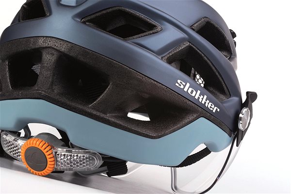 Kerékpáros sisak Slokker Visor Penegal Blue 61+ cm Jellemzők/technológia