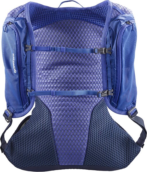 Salomon XT 10 Unisex Surf the Web/Black Iris Sports Backpack with Hydration Bag.