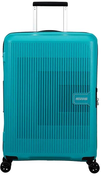 Cestovný kufor American Tourister Aerostep Spinner 68 EXP Turquoise Tonic Screen