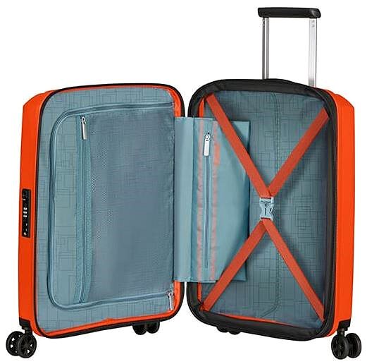 Cestovní kufr American Tourister Aerostep Spinner 55 EXP Bright Orange ...