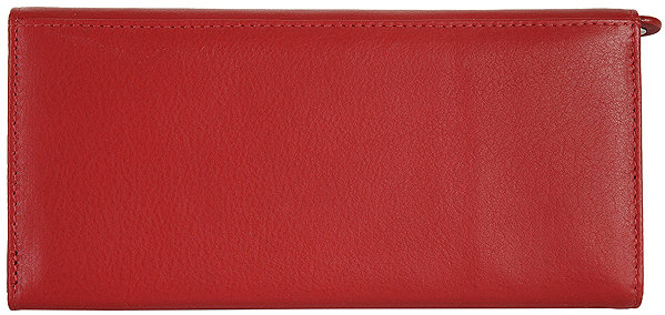Bugatti Vertice ladies flap wallet, red .