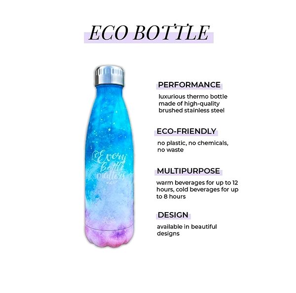 Láhev na pití YOGGYS - Termo ECO-LÁHEV stříbrná 750 ml ...
