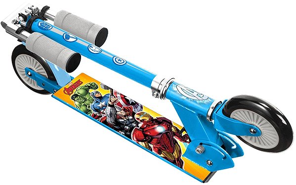 Folding scooter Stamp Kids folding scooter Avengers Hulk .