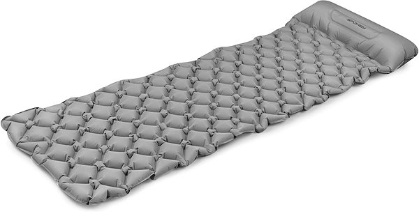 Karimatka Spokey Air bed pillow 190 × 60 × 6 cm sivá Bočný pohľad