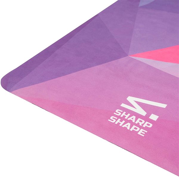 Yoga Mat Sharp Shape Microfibre travel mat Crystal Features/technology