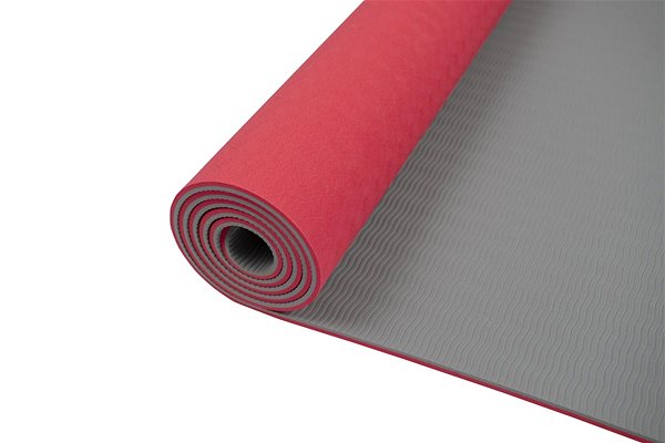 Fitness szőnyeg Sharp Shape Dual TPE jógaszőnyeg piros ...