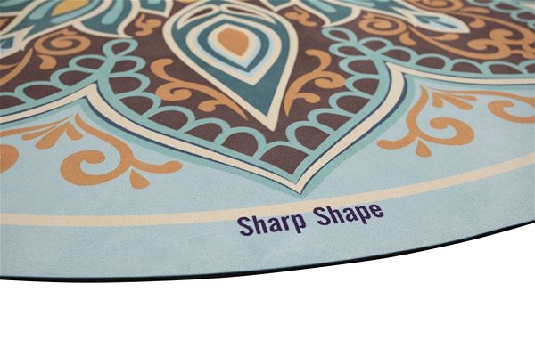 Jogamatka Sharp Shape Round yoga mat Mandala ...