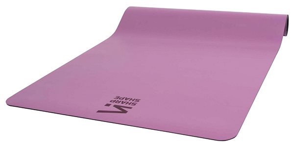 Jógamatrac Sharp Shape PU Yoga Mat Flower Dark Purple Képernyő