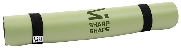 Jogamatka Sharp Shape PU Yoga mat Shanti green Screen