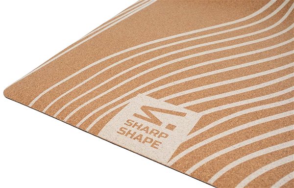Jogamatka Sharp Shape Cork yoga mat Zen white Vlastnosti/technológia