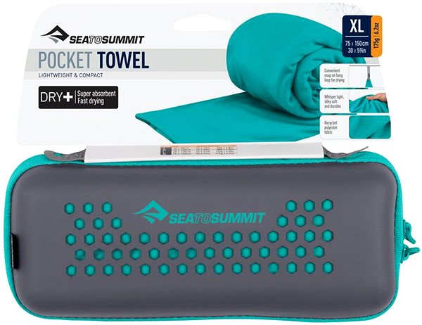 Ručník Sea to summit Pocket Towel X-Large Baltic ...