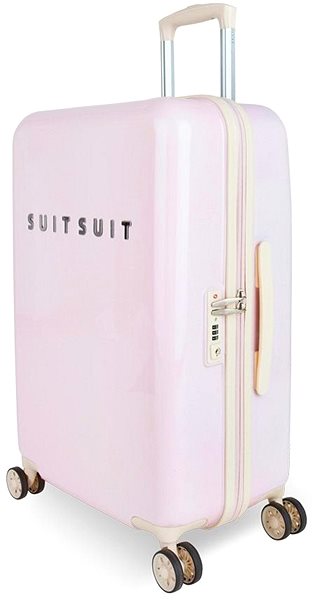 Cestovný kufor SUITSUIT TR-1221 M, Fabulous Fifties Pink Dust Bočný pohľad