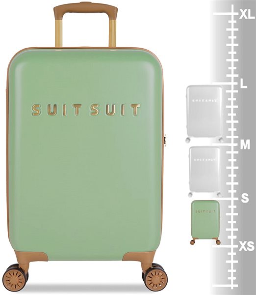 Cestovný kufor Suitsuit TR-7103/3-S – Fab Seventies Basil Green ...