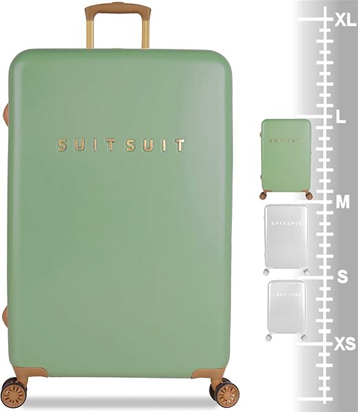 Cestovný kufor Suitsuit TR-7103/3-L – Fab Seventies Basil Green ...