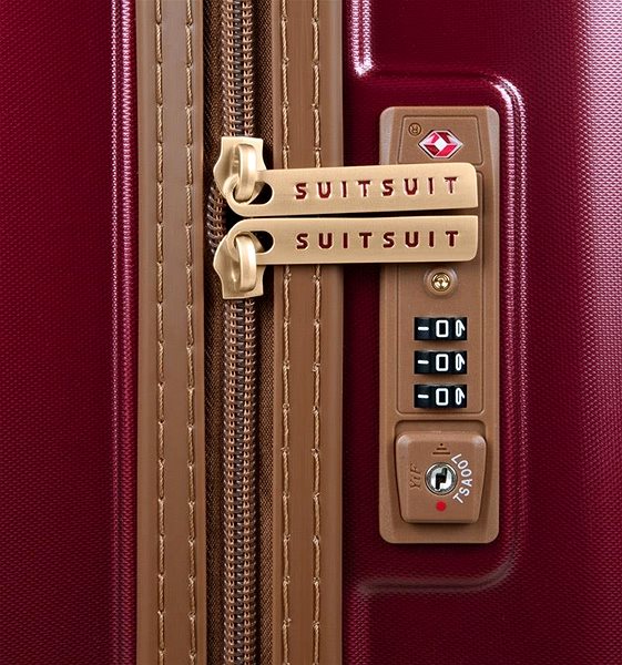 Bőrönd SUITSUIT TR-7111 S, Classic Biking Red Jellemzők/technológia