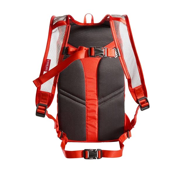 Tatonka Baix 10 Red Orange Hiking Rucksack Back View