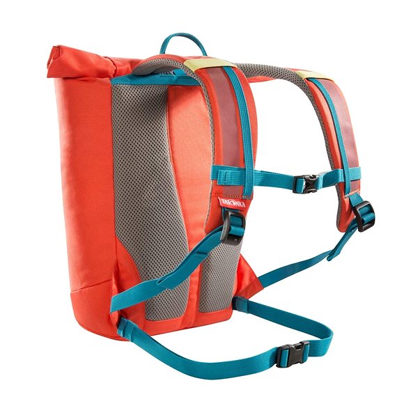 Detský ruksak Tatonka Rolltop Pack JR 14 red orange Bočný pohľad