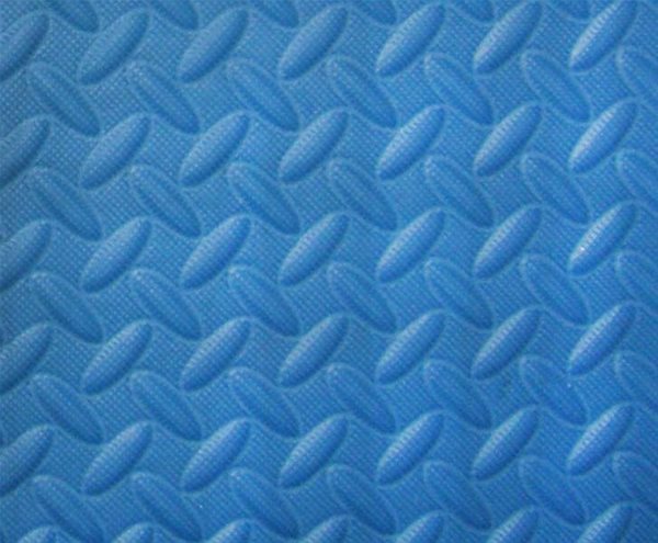 Podložka na cvičenie Podložka Eva Blue mat, 60 × 60 × 1,2 cm – sada 4 ks, modrá ...
