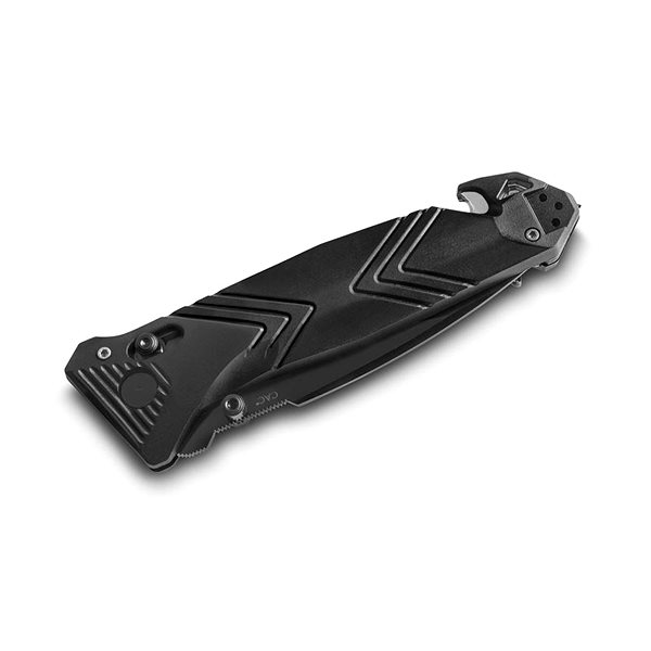 Pocket knife TB Outdoor CAC Army PA6 CH, combination blade, corkscrew - Black .