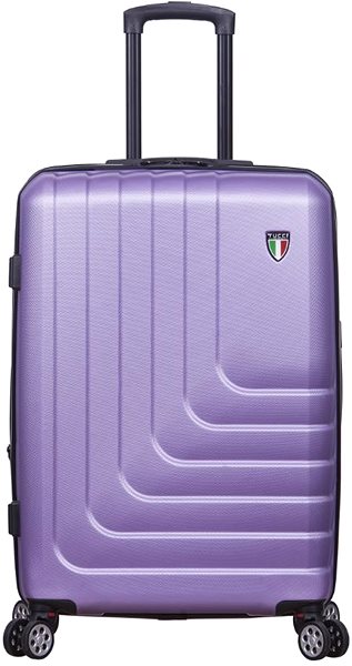Cestovný kufor TUCCI T-0128/3 L ABS - fialový ...