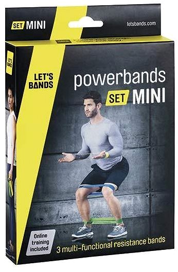 Guma na cvičení LETS BANDS MINI SET Obal/krabička