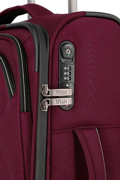 Cestovný kufor Titan Nonstop 4W S Merlot ...