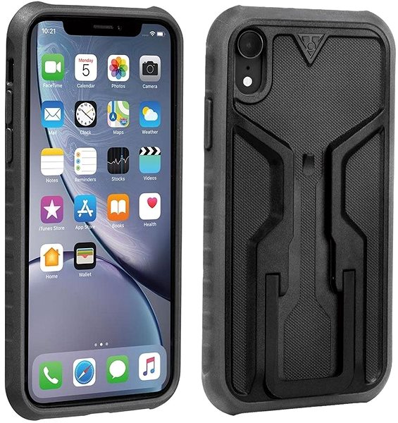 Phone Holder Topeakl Ridecase for iPhone XR Black/Grey Features/technology