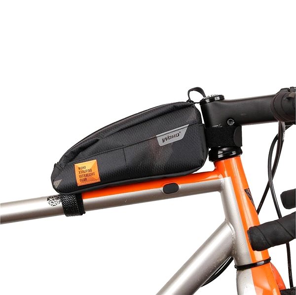Taška na bicykel WOHO taška X-TOURING TOP-TUBE BAG Honeycomb čierna Lifestyle