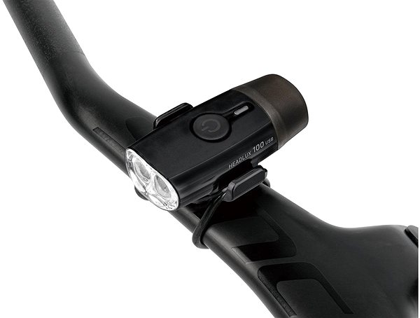 Svetlo na bicykel TOPEAK svetlá POWERLUX USB COMBO čierne Bočný pohľad