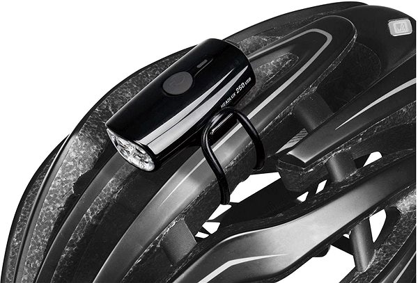 Kerékpár lámpa TOPEAK HEADLUX USB 250 Sisaklámpa Jellemzők/technológia