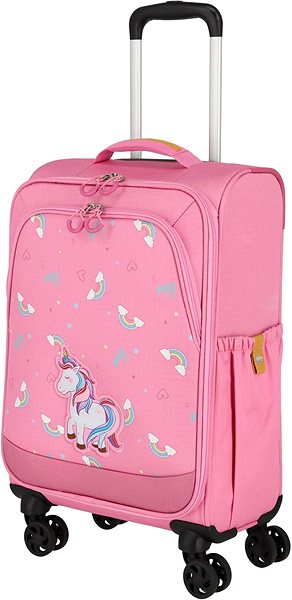 Travelite Mini Mover S Unicorn suitcase.
