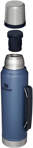 Thermos Stanley Thermos Legendary Classic 1l Hammertone Lake blue ...